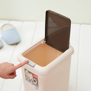 30L塑料PP材质脚踏板垃圾箱手弹出箱废纸篮垃圾桶 - Product Image 3