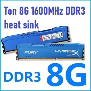 Módulo de memoria Uskingstion Original DDR3 4GB 8GB 1333MHz 1600MHz DDR3 Hyper Fury Memoria de escritorio de la computadora