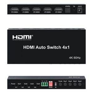 <span class=keywords><strong>HDMI</strong></span> Auto Switcher 4x1 4K 60Hz <span class=keywords><strong>HDMI</strong></span> Auto <span class=keywords><strong>Switch</strong></span> <span class=keywords><strong>4</strong></span> em 1 saída