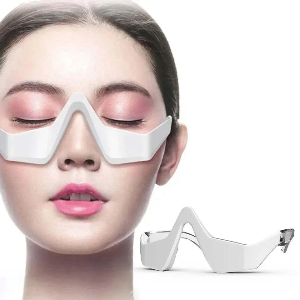 EMS Eye Beauty Instrument Terapia caliente Masaje Dispositivo para el cuidado de los ojos Para desvanecer las líneas finas y relajar los músculos de los ojos