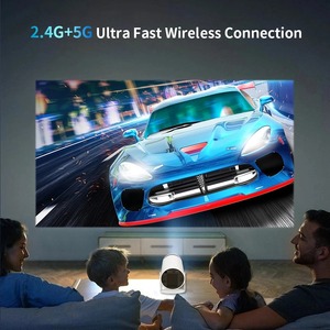 מיני hy300 אנדרואיד חכם 3D 11 מקרן עם HD dlp מלא 500g הוביל lcd ברזולוציה ניידת