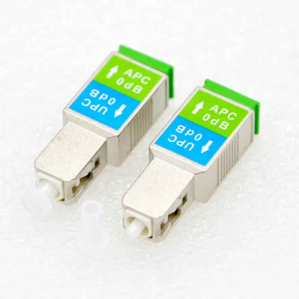 Hochwertiger SM-9/125 Hybrid-Fiber-Adapter-Connector 0dB SC UPC Mann zu SC APC Weibliche Glasfaser-Dämpfung für 4G 3G Netzwerke