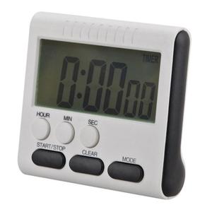 Quadratischer LCD-Digital bildschirm Küchen <span class=keywords><strong>timer</strong></span> Digitales Kochen <span class=keywords><strong>Countdown</strong></span> <span class=keywords><strong>Countdown</strong></span> Alarm Schlaf Stoppuhr Uhr Funktion Temperi zador