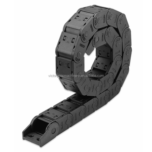 Cadena de arrastre de cable de plástico de 25x25mm, sistema de manipulación de material portador de alambre, cadena de arrastre, cadena de arrastre de protección de cable transportador - Product Image 2