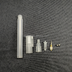 Empty Fillable Blank Paint <strong>Pen</strong> 0.5mm Markers Round Tilted <strong>Flat</strong> Head Clear. - Product Image 4
