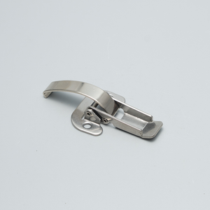 Pestillo central de acero dulce galvanizado DK023W2, pestillo de palanca de gancho largo con clips de resorte - Product Image 5