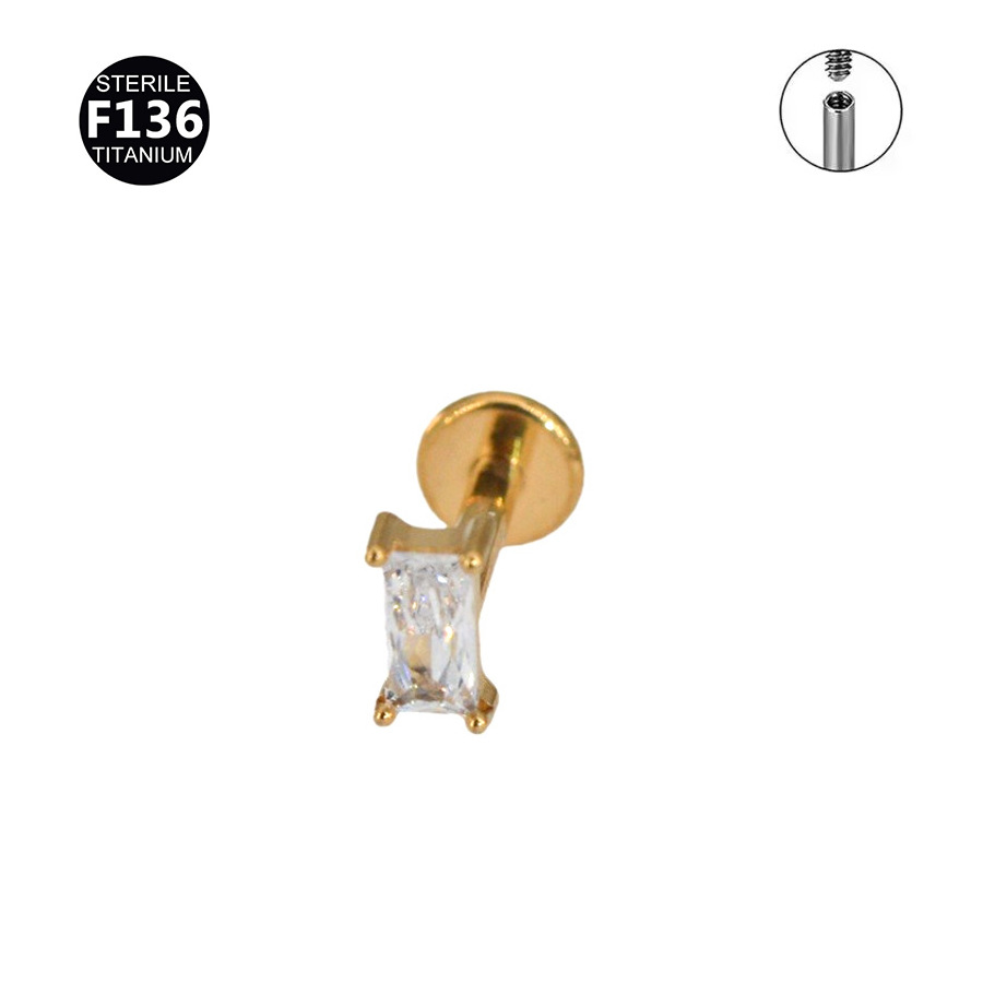 Square golden (threaded)