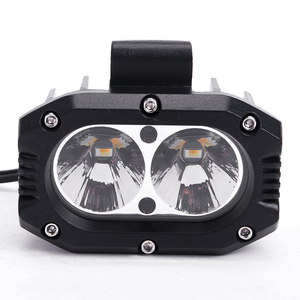 Rectangular LED Strobe Light Pods Dual Color Spot Beam With 6 <strong>Flash</strong> Modes <strong>Memory</strong> <strong>Function</strong> for Motorcycles Cars Boats - Product Image 3