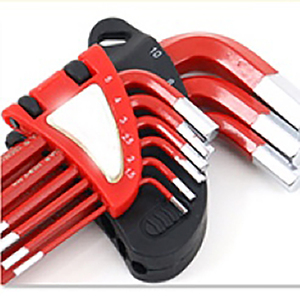 9Pc 1.<strong>5</strong>, 2, 2.<strong>5</strong>, 3, 4, <strong>5</strong>, 6, 8 and 10Mm Long Arm Ball Point <strong>Key</strong> Set <strong>Hex</strong> <strong>Key</strong> Wrenches Allen <strong>Key</strong> Set - Product Image 2