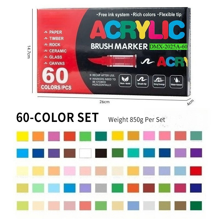 60 couleurs