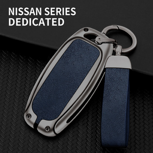 Özel Logo Metal araba anahtarı durum Nissan için kapak Qashqai Trail T32 T32 Juke J11 J11 Tiida Tiida Pathfinder not aksesuarları Fit - Product Image 3