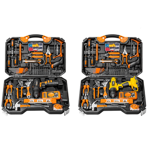电动工具组专业箱式机械多功能钻床组手动工具 - Product Image 1