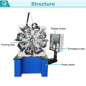 OCEAN <strong>Computer</strong> Spiral 3D Spring Product Former Bend <strong>Make</strong> Coil Automatic Machine for Process Shutter Spring - Product Image 2