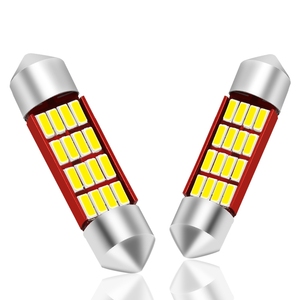 LED読書電球C5w4014 12smd 12v 1.6w Canbus自動車インテリアランプ計器ライト - Product Image 2