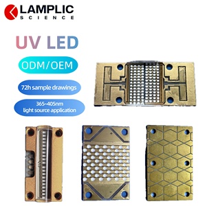 Hoch effizientes UV-LED-Array-Modul aus Quarzglas 6868 3535 Chip für 3D-Druck und Tinten strahl drucker Blau Rot Emissions wasser kühlung - Product Image 3