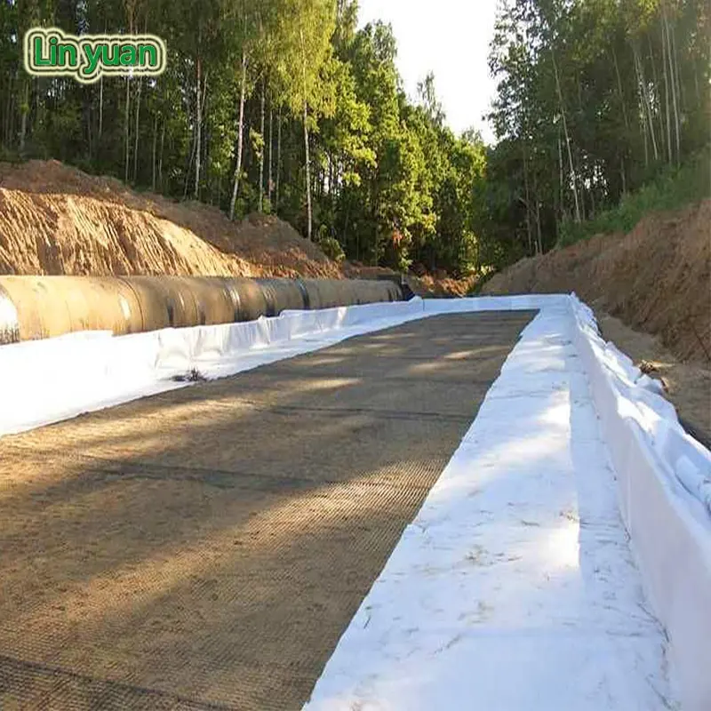 300g Geotextile PP Staple Fiber Nonwoven Road Soil Reinforcement and Stabilization