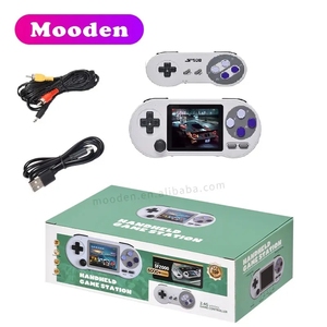 เครื่องเล่นเกมพกพา SF2000 D ขนาด3นิ้วมี6000 + เกมย้อนยุค16GB เครื่องเล่นคู่รองรับทีวี AV เอาต์พุตเกมพกพา - Product Image 2
