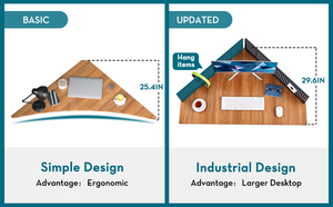 电脑桌工业转角桌小空间家庭办公工作站 - Product Image 5
