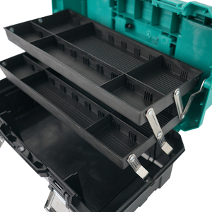 折叠式塑料工具箱，带分层存储可定制OEM/ODM车库工具存储箱 - Product Image 2