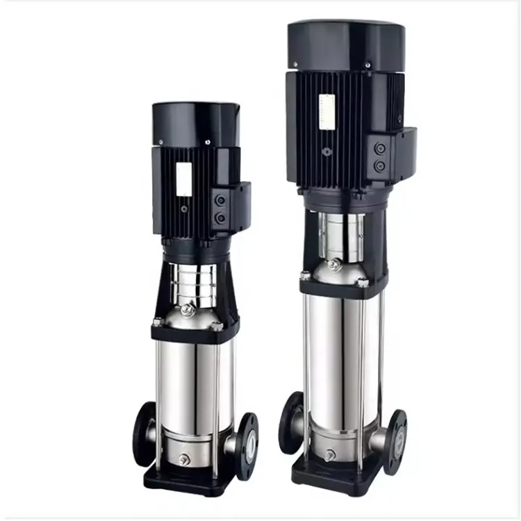 Pompe centrifuge de canalisation verticale à plusieurs étages de pompe d'eau propre d'acier inoxydable de CDL