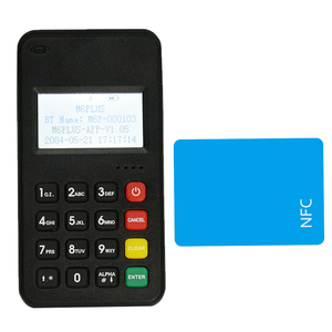 Безопасный MPOS ISO 7816 чип NFC кардридер USB мобильный POS терминал с ЖК-дисплеем M6 PLUS - Product Image 3