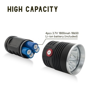 Sáng chim 2500 lumens sạc LED Đèn pin công suất cao xách tay hợp kim nhôm ngọn đuốc <span class=keywords><strong>mini</strong></span> siêu sáng không thấm nước - Product Image 5