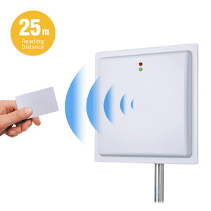 เครื่องอ่านการ์ด RFID ระยะไกล25เมตรพร้อมรีเลย์ RS232/485 WG26 TCPIP 860 ~ 960MHz RFID UHF สำหรับการควบคุมการเข้าถึงยานพาหนะ - Product Image 1