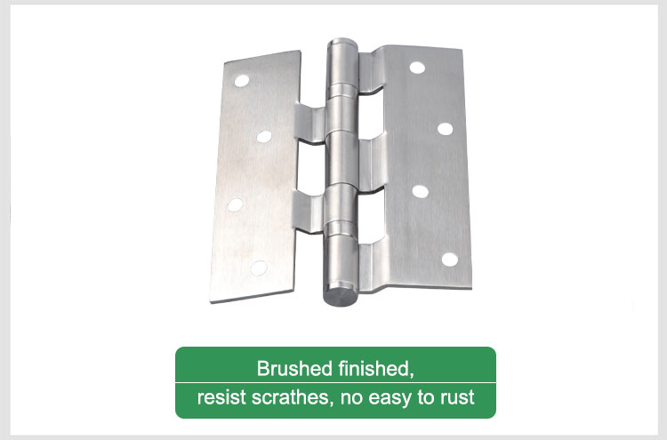Doorplus Wooden Door Fixed Pin Ball Bearing Brush Aluminium Hinge Door Stainless Closet Door Hinges