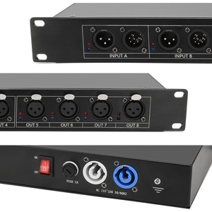 DMX Splitter Signal verstärker 8 Port DMX Splitter Bühnen maschine dmx rdm Splitter für Hochzeit/DJ/Party/Disco Controller - Product Image 5