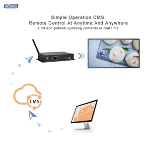 MPC3368-HD 4K UHD bar Restaurant Live TV <strong>Input</strong> Android CMS Remote Advertising Media Player Digital Signage Box - Product Image 2