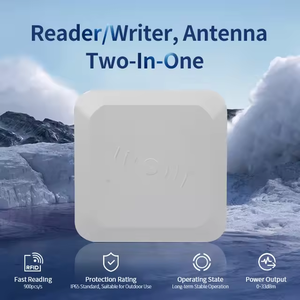 Yistar เครื่องอ่าน UHF 10เมตรระยะไกลพร้อม8dBi เสาอากาศ RS232/RS485 UHF RFID แบบบูรณาการสำหรับการจัดการลานจอดรถ - Product Image 2