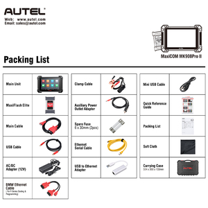 Autel-programador de máquina mk908p ii para coche, escáner eléctrico, herramientas de diagnóstico para todos los vehículos