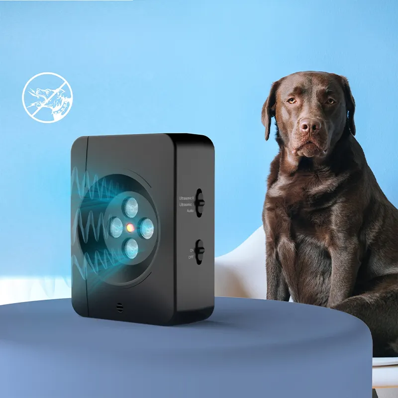 עצירה באיכות גבוהה נגד נביחות כלבים מכשיר שלט רחוק מאמן משתיק מכשיר בקרת נביחות כלבים קולי