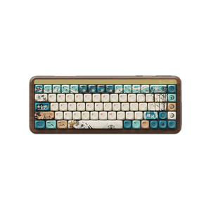Venta al por mayor Akko MU01 caja de madera de nogal 68 teclas Estructura de junta Teclado programable RGB retroiluminado Gaming Teclado mecánico - Product Image 4