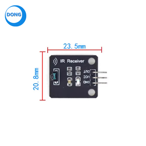 1 Juego de módulo transmisor de infrarrojos IR de 38KHz, módulo de Sensor receptor de infrarrojos Digital IR, bloque de construcción electrónico