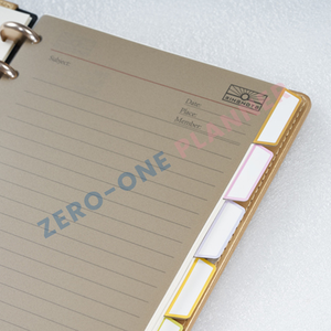 Customized A4 A5 B5 Disc Binding Index Pages Colors PP Disc Bind Divider - Product Image 4