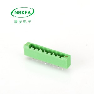 Bloque de terminales enchufable de 5,08mm Terminal Phoenix en línea con orificios para tornillos de fijación - Product Image 4