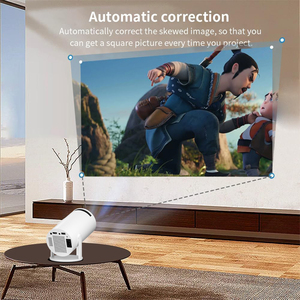 Hy300 Pro Mini 4K akıllı projektör taşınabilir LED/LCD çift WIFI ve Android 11 WIFI6 abd Plug akıllı ev sineması Video için - Product Image 4