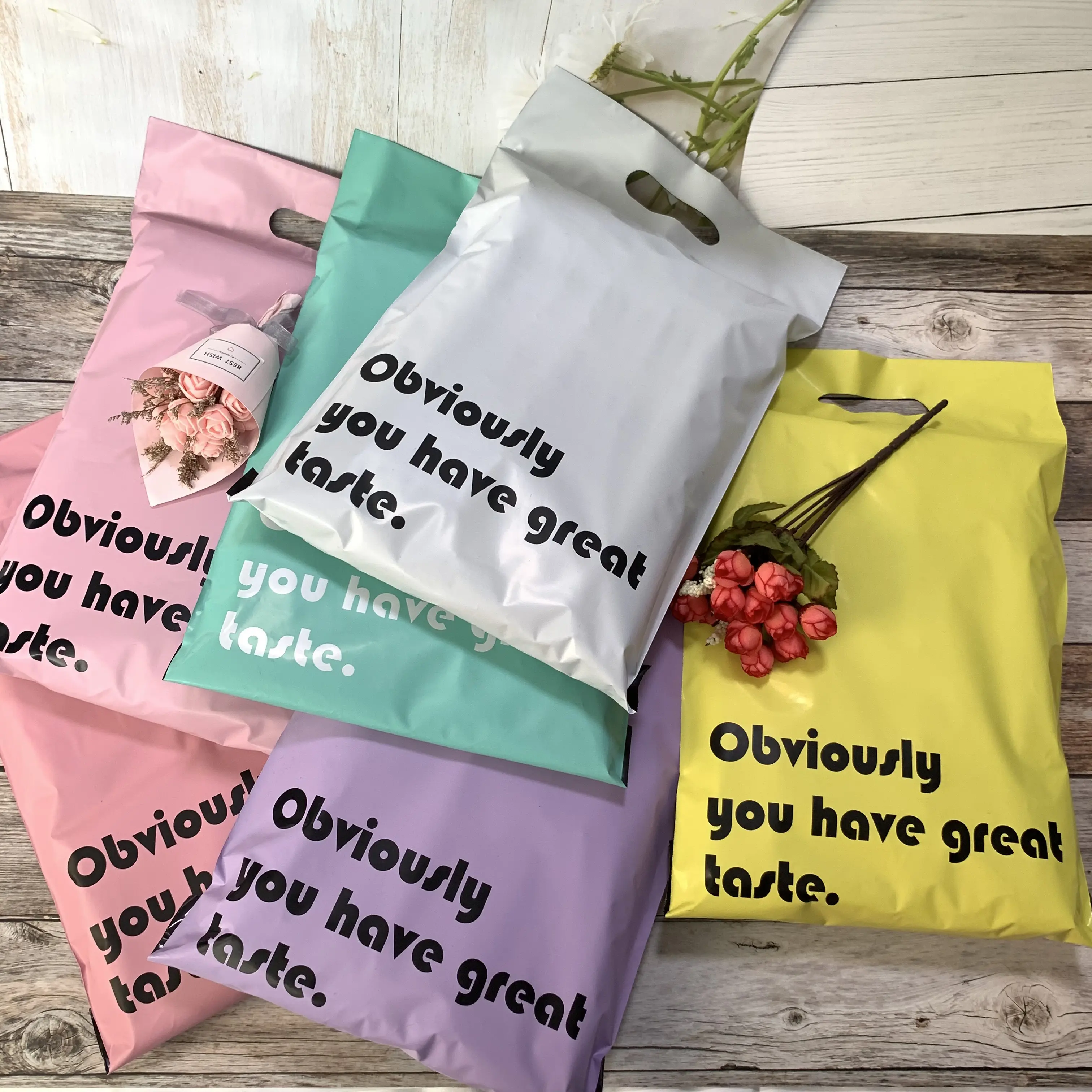 Free Sample Custom Logo printed poly mailer Plastic Shipping Mailing Bag durable poly mailing bags