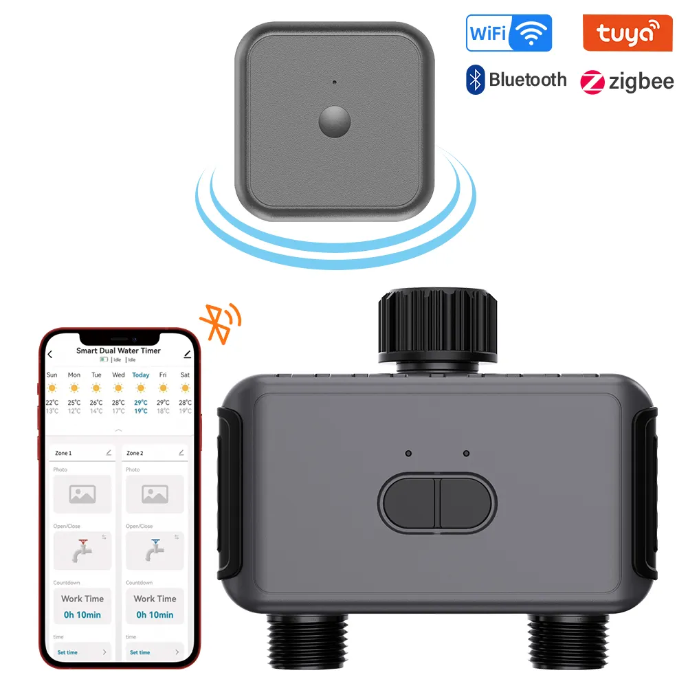 WiFi Smart Sprinkler Timer programmabile per l'irrigazione del giardino ritardo della pioggia/blocco del bambino/sistema di irrigazione manuale/automatico