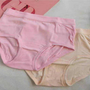 1.15美元型号ZLF023内裤腰部M-2XL女士胖女人内裤图片透气棉丁字裤女式男式内裤