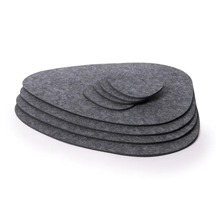 Wholesale felt placemats set non slip heat resistant table mats for kitchen table