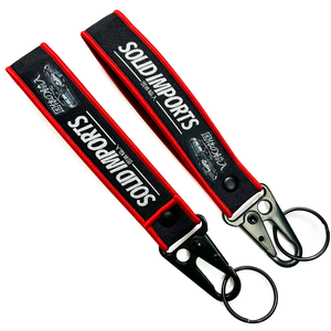 สายคล้องข้อมือไนลอนแบบสั้นสำหรับติดป้ายโลโก้แบบสั่งทำ - Product Image 6
