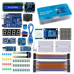 Kit de aprendizaje para principiantes de 0,96 pulgadas para LCD de 0,96 pulgadas 1602 una placa de desarrollo de fabricante mejorada para UNO R3 - Product Image 1