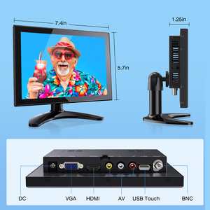 Eyoyo-Monitor de pantalla táctil MK08-2, marco de Metal, 8 pulgadas, ángulo de visión 178x1024, 768 CD, capacitivo, con CC, VGA, HD, MI, AV, BNC, entrada USB - Product Image 3