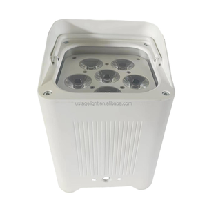 แบตเตอรี่ DJ Uplight ไร้สายควบคุม DMX 6*18W RGBWA UV 6in1 แบตเตอรี่ Uplight LED LIGHT PAR - Product Image 2