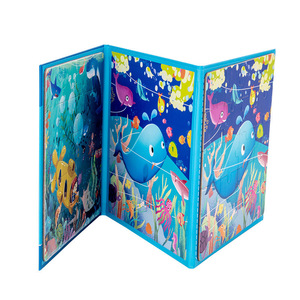 Magnetic Dinosaur <strong>Pattern</strong> Cognition Puzzle <strong>Book</strong> Foldable Educational Quiet Toy <strong>Book</strong> for Kids - Product Image 1