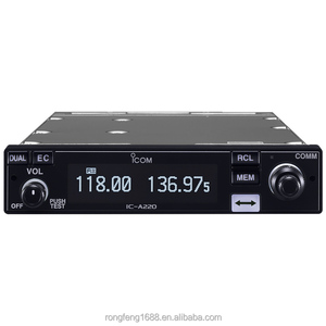 Vhf Air Band thu phát 8 Wát hàng không vô tuyến di động tầm xa Walkie Talkie ICOM IC-A220 đài phát thanh xe - Product Image 1