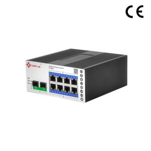 Verwaltete 9-Gigabit-Ethernet-Ports 2-Gigabit-SFP-Ports Industrieller Netzwerk-Switch mit PoE für öffentliche Sicherheit - Product Image 3