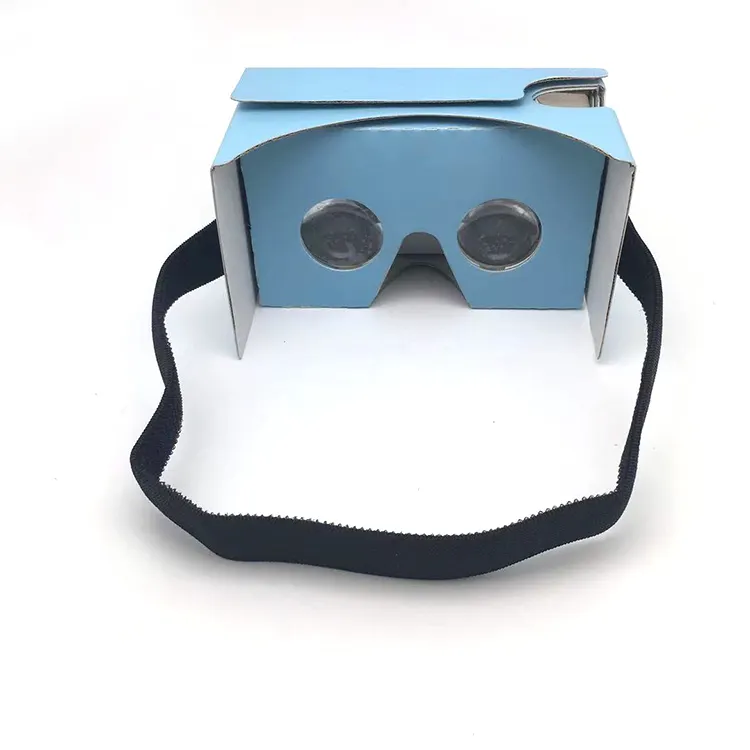 Özelleştirilebilir karton kulaklık 3D sanal gerçeklik VR gözlük Android iPhone Samsung için Huawei akıllı cep telefonu  telefonları
